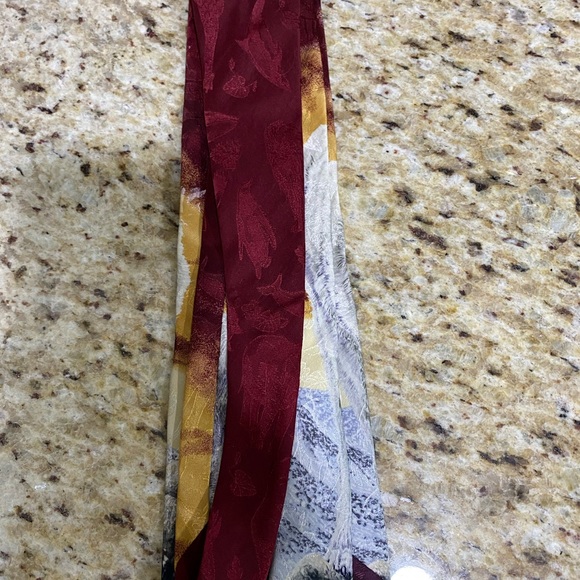 Vintage 1996 Endangered Species Arctic Wolf Silk Necktie Tie - Picture 4 of 11